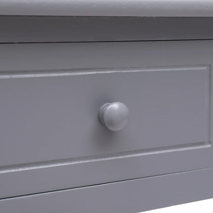 Writing Desk Grey 110x45x76 cm Wood