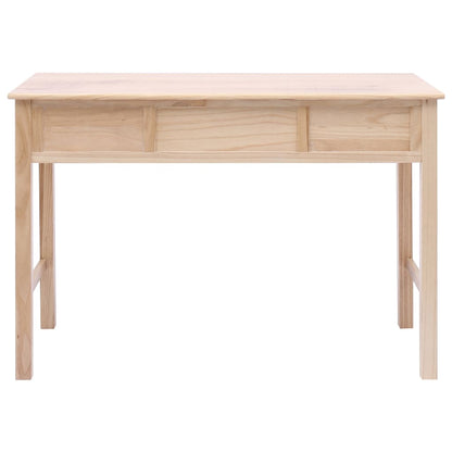 Writing Desk Natural 110x45x76 cm Wood