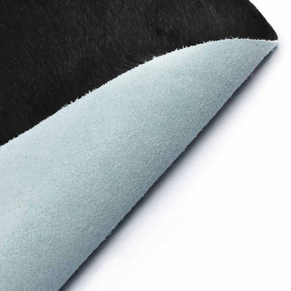 284343 vidaXL Real Cow Hide Rug Black and White 150x170 cm