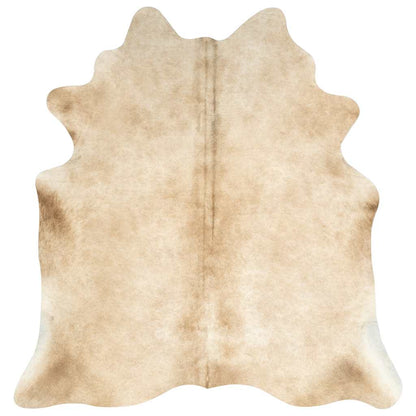 Real Cow Hide Rug 150x170 cm Beige
