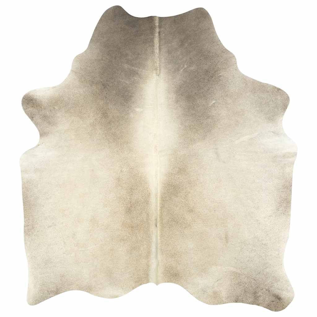 284345 vidaXL Real Cow Hide Rug 150x170 cm Beige