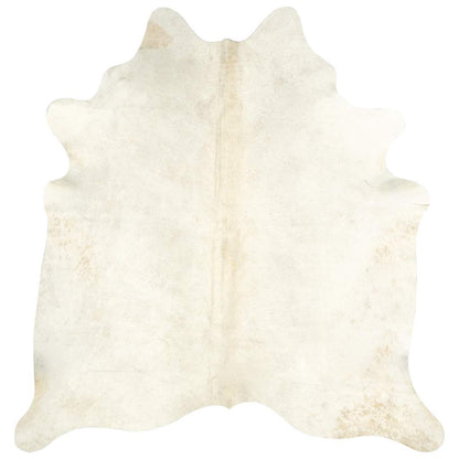 Real Cow Hide Rug 150x170 cm Beige