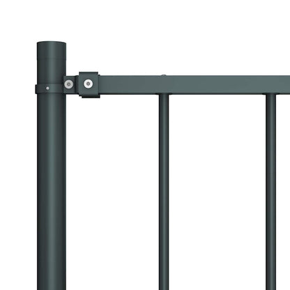 Fence Panel Woerden with Posts Steel 1.7x1 m Anthracite
