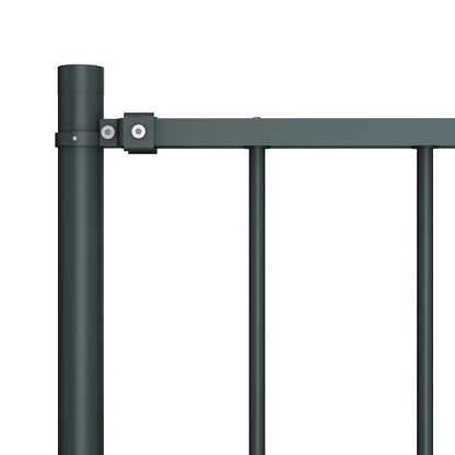 Fence Panel Woerden with Posts Steel 1.7x1.25 m Anthracite