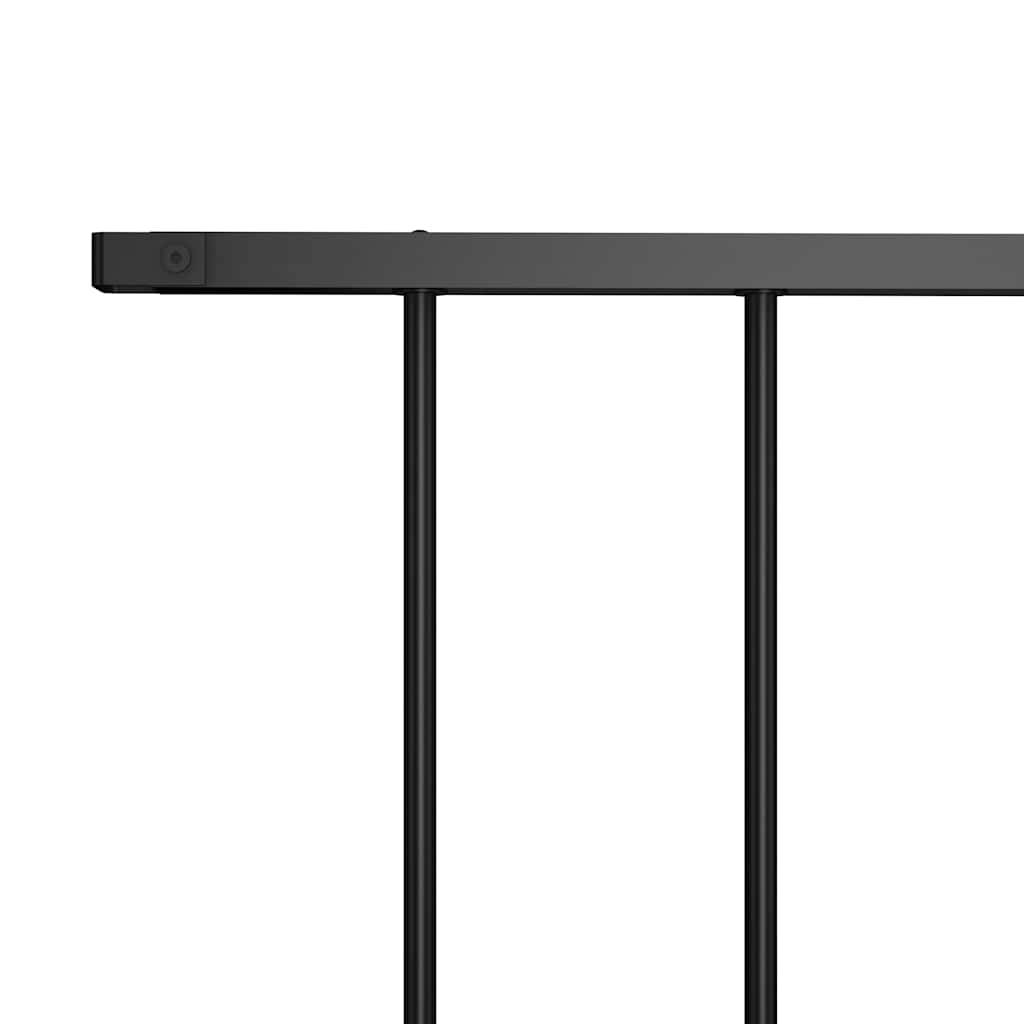 Fence Panel Woerden Powder-coated Steel 1.7x1 m Black