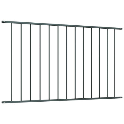 Fence Panel Woerden Powder-coated Steel 1.7x0.75 m Anthracite