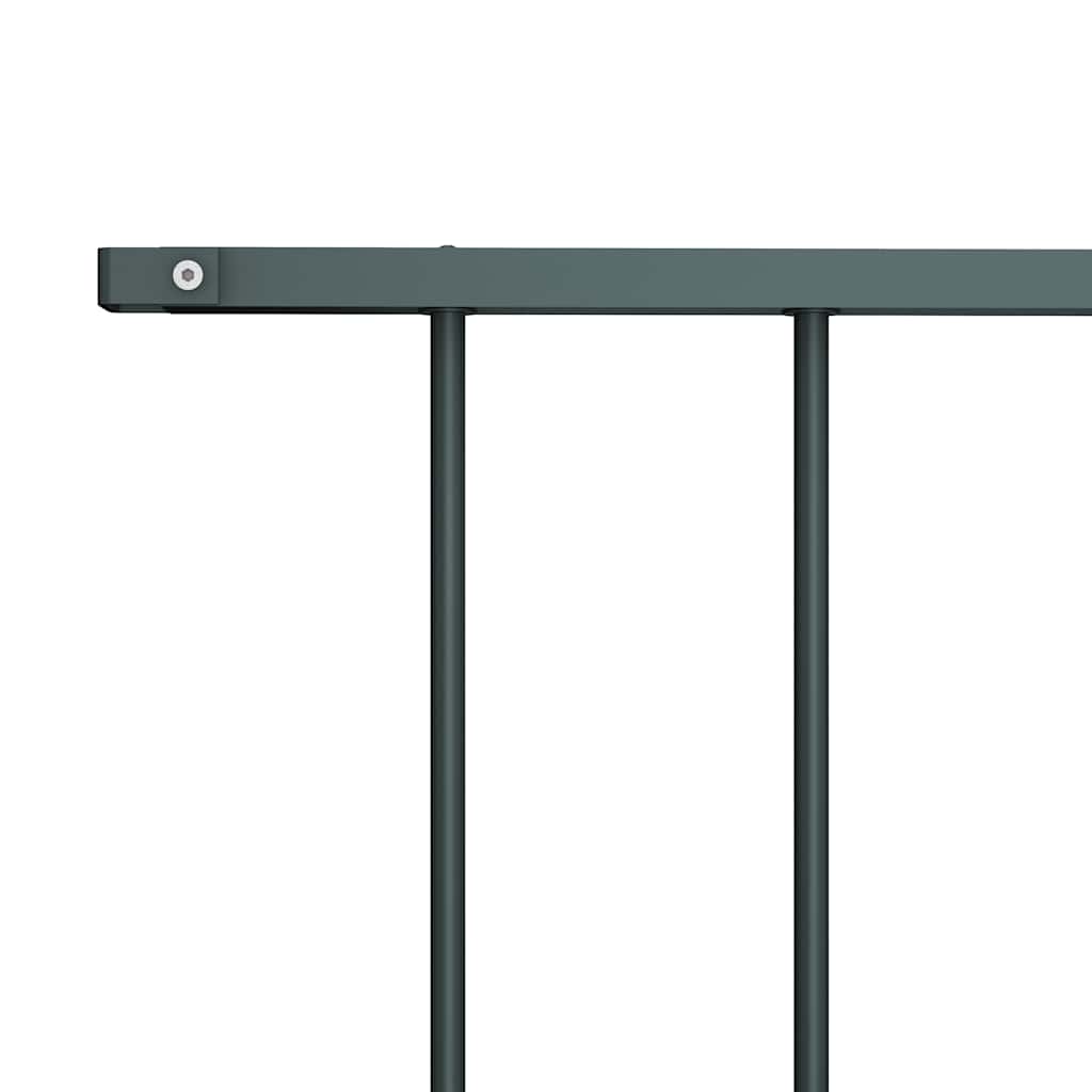Fence Panel Woerden Powder-coated Steel 1.7x0.75 m Anthracite