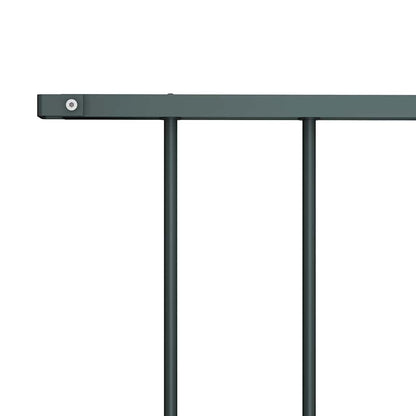 Fence Panel Woerden Powder-coated Steel 1.7x1 m Anthracite