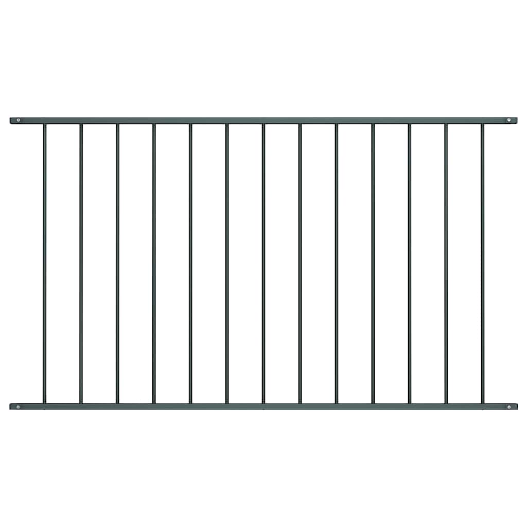 Fence Panel Woerden Powder-coated Steel 1.7x1.17 m Anthracite