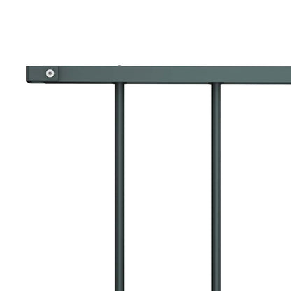 Fence Panel Woerden Powder-coated Steel 1.7x1.17 m Anthracite