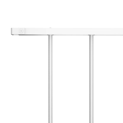 Fence Panel Woerden Powder-coated Steel 1.7x1.17 m White