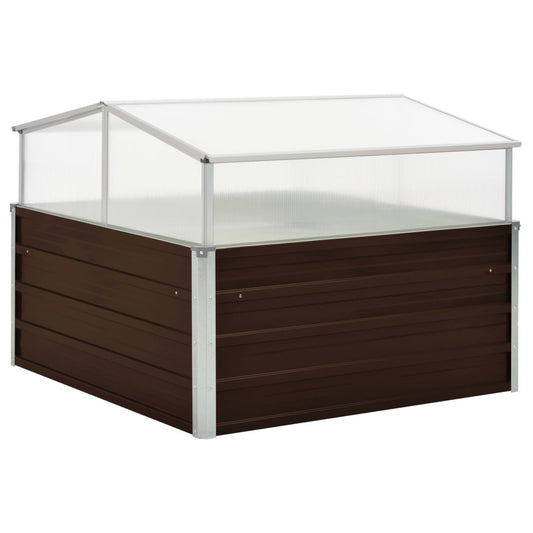 Greenhouse | Brown | Galvanised Steel, PC board | Large | Durable