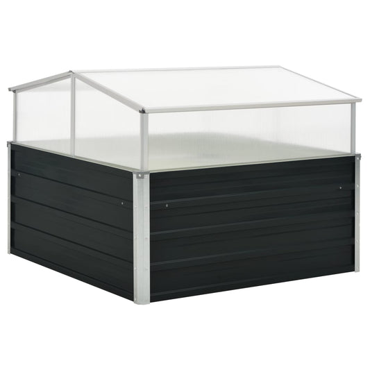 Greenhouse | Anthracite | Galvanised Steel, Polycarbonate | Medium