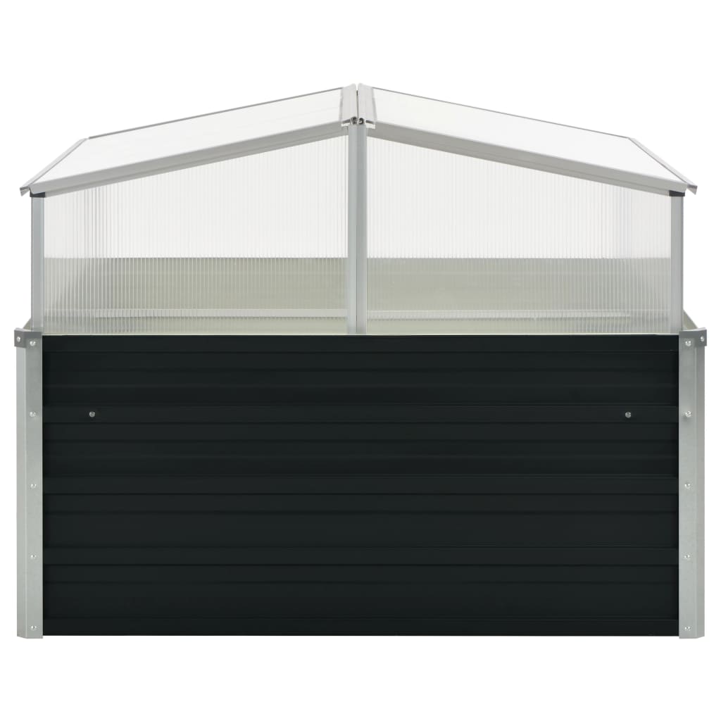 Greenhouse | Anthracite | Galvanised Steel, Polycarbonate | Medium