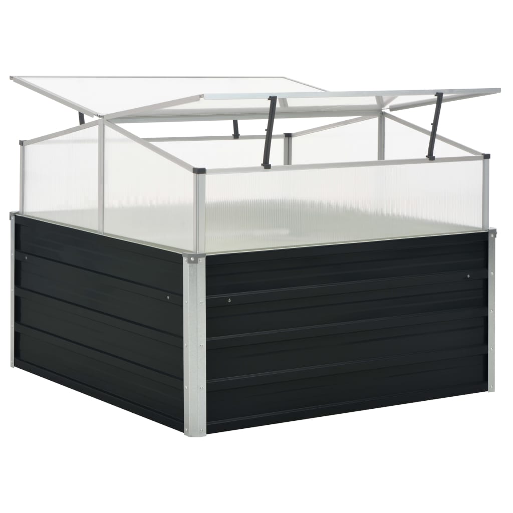 Greenhouse | Anthracite | Galvanised Steel, Polycarbonate | Medium