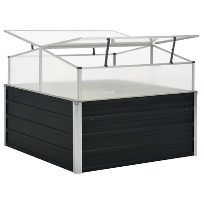 Greenhouse | Anthracite | Galvanised Steel, Polycarbonate | Medium