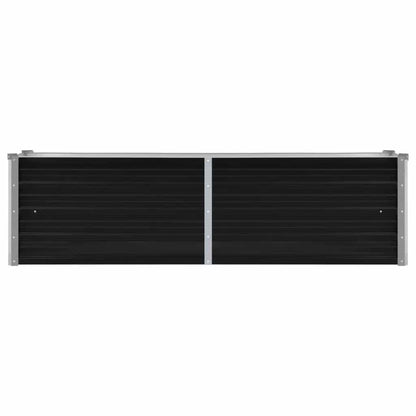 Raised Bed | Anthracite | Galvanised Steel | 160x40x45 cm