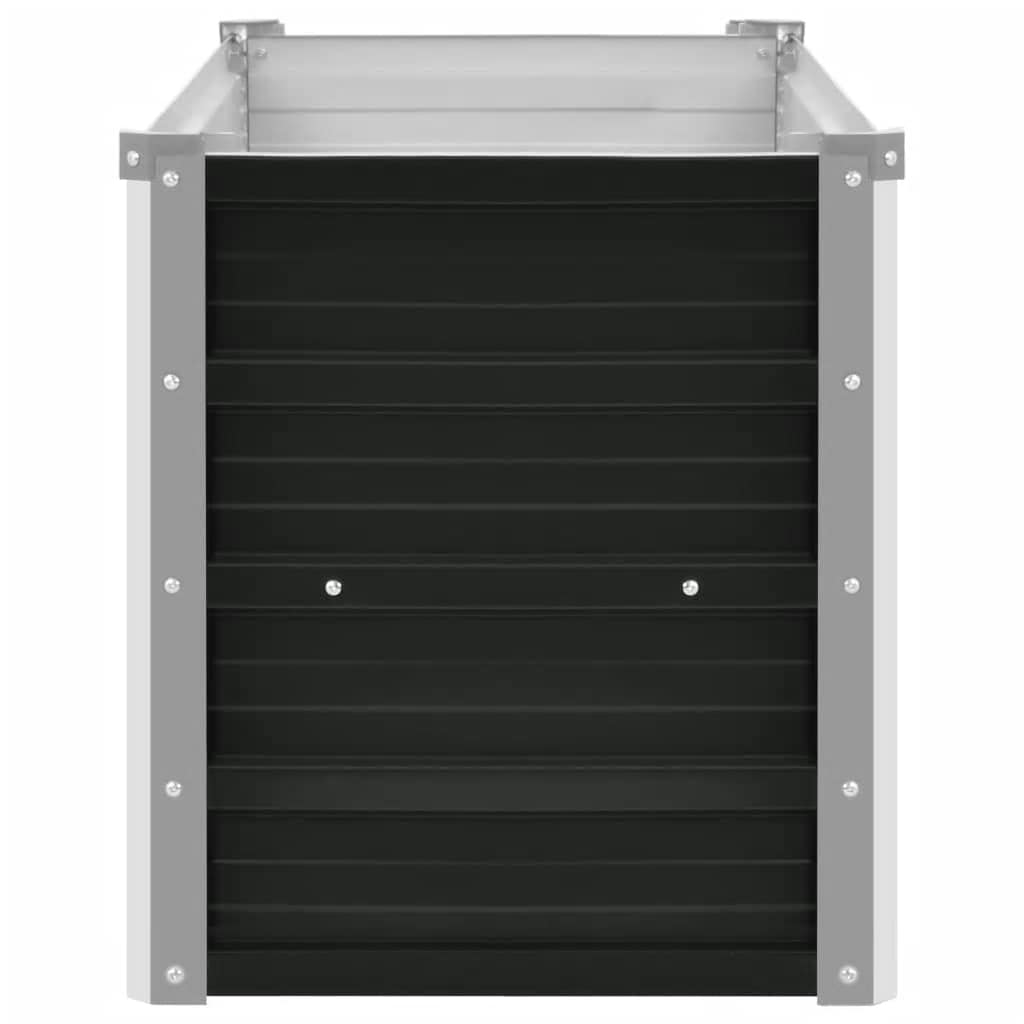 Raised Bed | Anthracite | Galvanised Steel | 160x40x45 cm