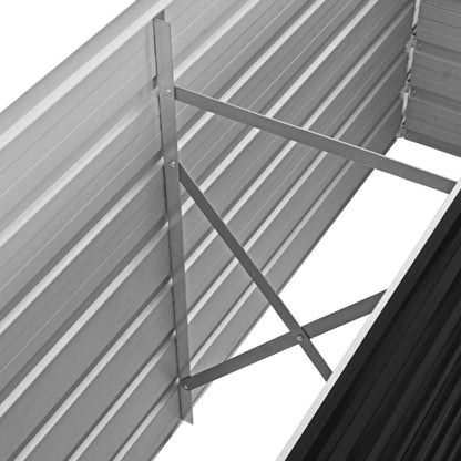 Raised Bed | Anthracite | Galvanised Steel | 160x40x45 cm
