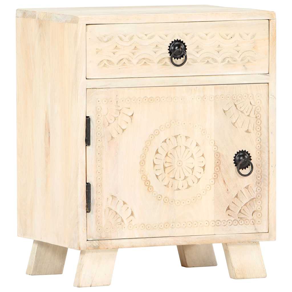 Bedside Cabinet 40x30x50 cm Solid Mango Wood