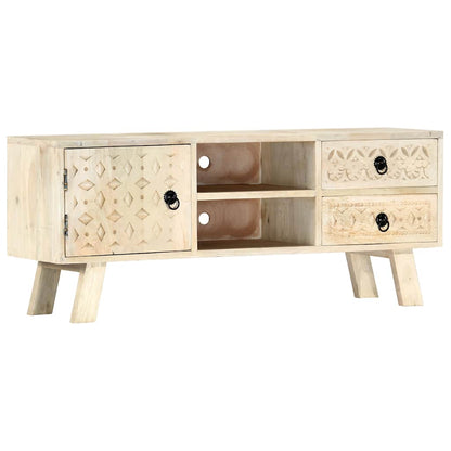 282869 vidaXL TV Cabinet 110x30x44 cm Solid Mango Wood