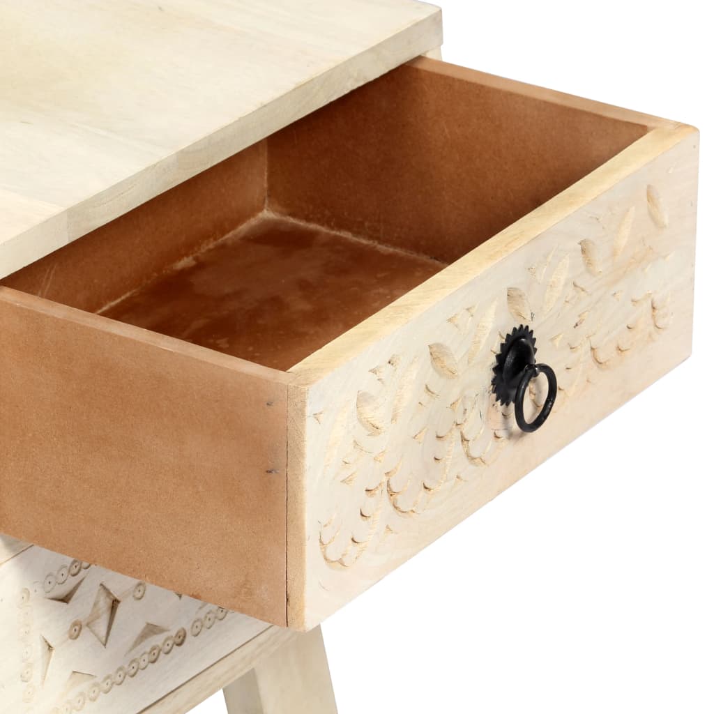 TV Cabinet 110x30x44 cm Solid Mango Wood