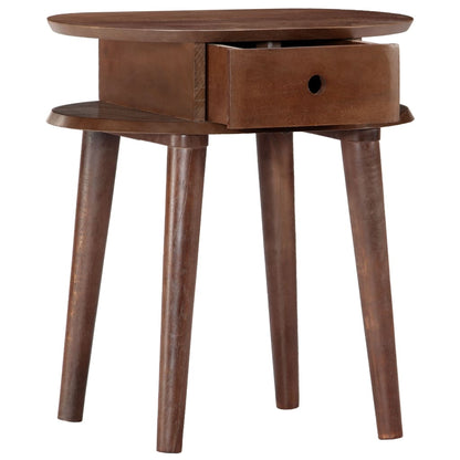 Bedside Cabinet 50x35x55 cm Solid Acacia Wood