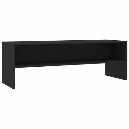 800037 vidaXL TV Cabinet Black 120x40x40 cm Engineered Wood
