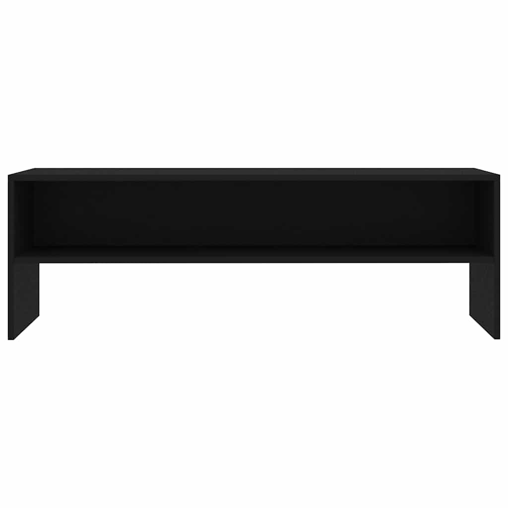 800037 vidaXL TV Cabinet Black 120x40x40 cm Engineered Wood