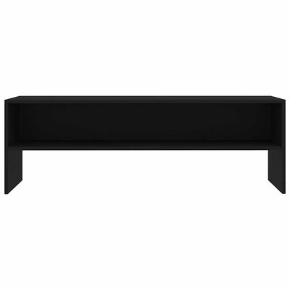 800037 vidaXL TV Cabinet Black 120x40x40 cm Engineered Wood