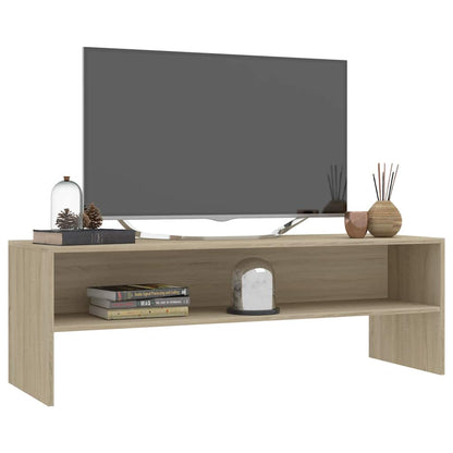 800039 vidaXL TV Cabinet Sonoma Oak 120x40x40 cm Engineered Wood