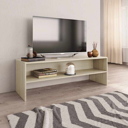800039 vidaXL TV Cabinet Sonoma Oak 120x40x40 cm Engineered Wood