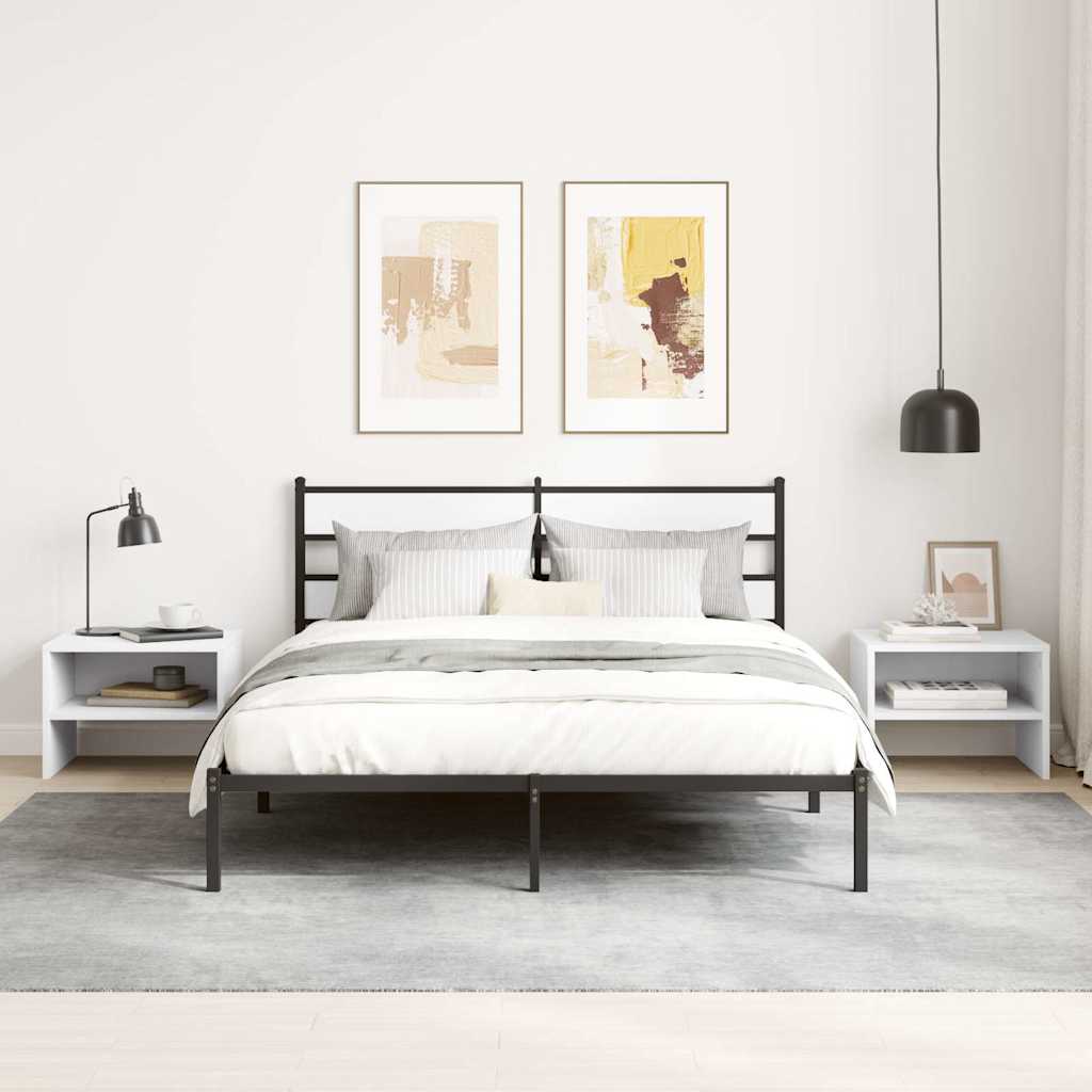 Bedside Cabinet White 40x30x30 cm Engineered Wood