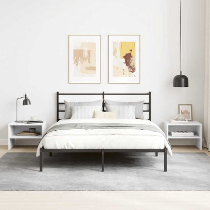 Bedside Cabinets 2 pcs White 40x30x30 cm Engineered Wood