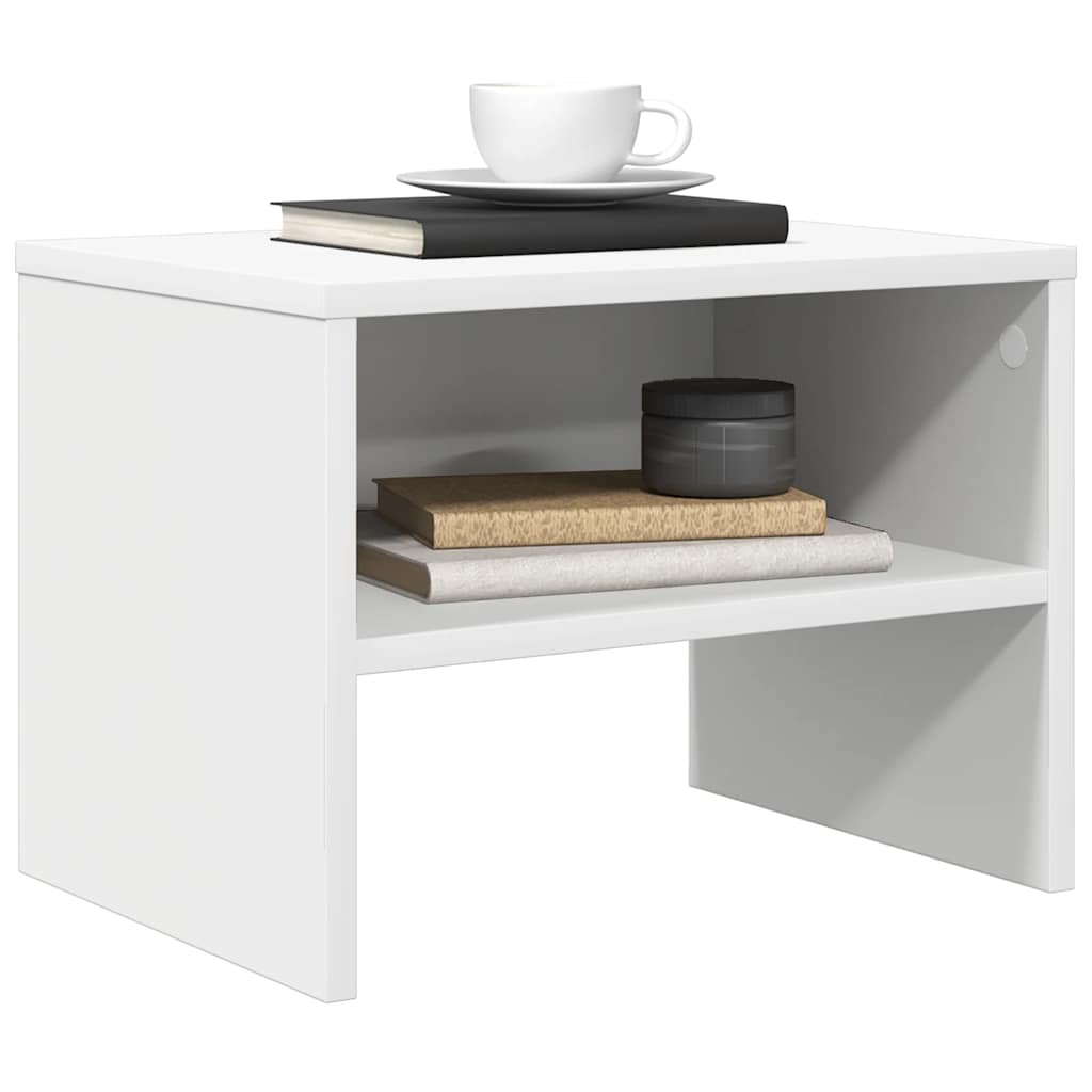 Bedside Cabinets 2 pcs White 40x30x30 cm Engineered Wood