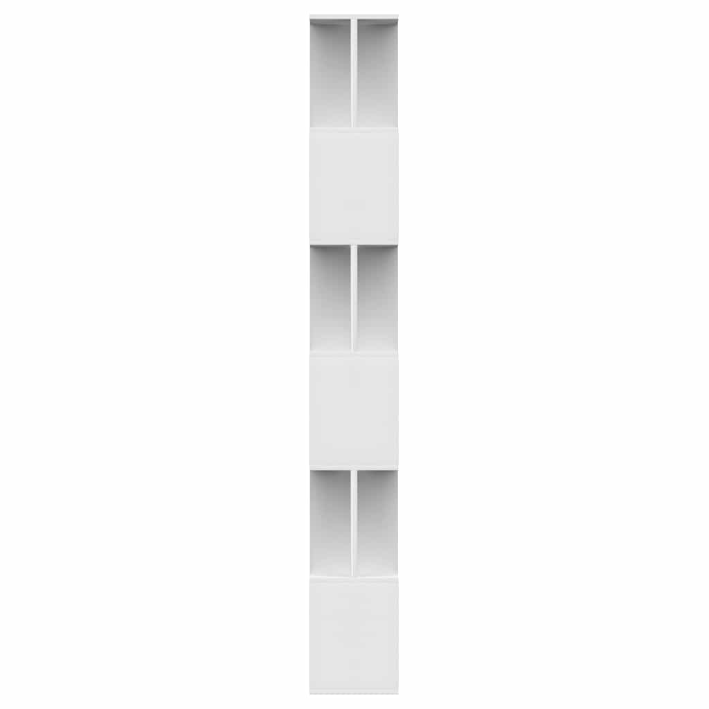 800090 vidaXL Book Cabinet/Room Divider White 80x24x192 cm Engineered Wood