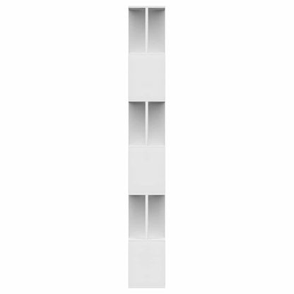 800090 vidaXL Book Cabinet/Room Divider White 80x24x192 cm Engineered Wood