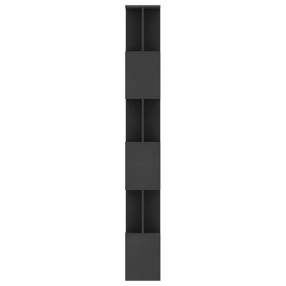 Book Cabinet | Black | Engineered wood | 80 x 24 x 192 cm | Book Cabinet