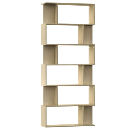 Book Cabinet/Room Divider Sonoma Oak 80x24x192 cm