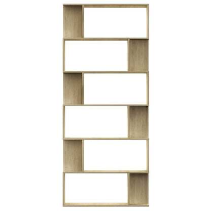 Book Cabinet/Room Divider Sonoma Oak 80x24x192 cm