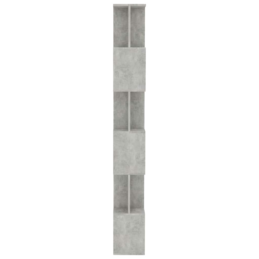 Book Cabinet/Room Divider Concrete Grey 80x24x192 cm