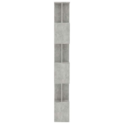 Book Cabinet/Room Divider Concrete Grey 80x24x192 cm