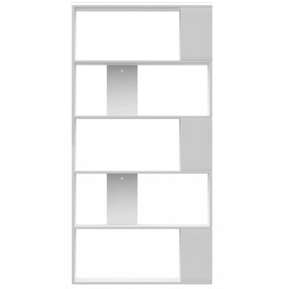 800099 vidaXL Book Cabinet/Room Divider White 80x24x159 cm Engineered Wood