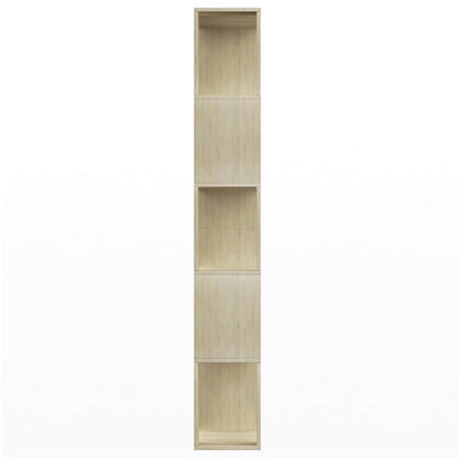 800102 vidaXL Book Cabinet/Room Divider Sonoma Oak 80x24x159 cm Engineered Wood