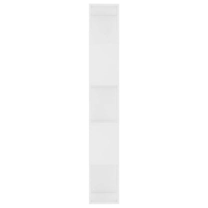 800108 vidaXL Book Cabinet/Room Divider White 45x24x159 cm Engineered Wood