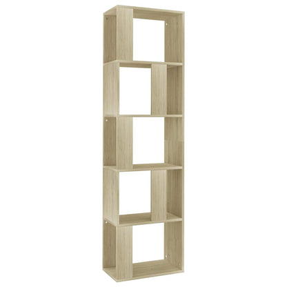 800111 vidaXL Book Cabinet/Room Divider Sonoma Oak 45x24x159 cm Engineered Wood