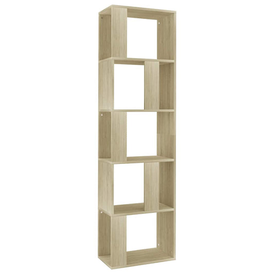 800111 vidaXL Book Cabinet/Room Divider Sonoma Oak 45x24x159 cm Engineered Wood