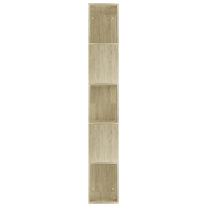 800111 vidaXL Book Cabinet/Room Divider Sonoma Oak 45x24x159 cm Engineered Wood