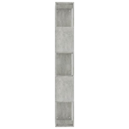 Book Cabinet/Room Divider Concrete Grey 45x24x159 cm