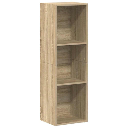 800138 vidaXL Book Cabinet/TV Cabinet Sonoma Oak 36x30x114 cm Engineered Wood